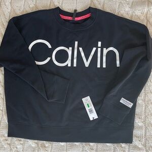 Calvin Klein Black Crewneck Sweatshirt